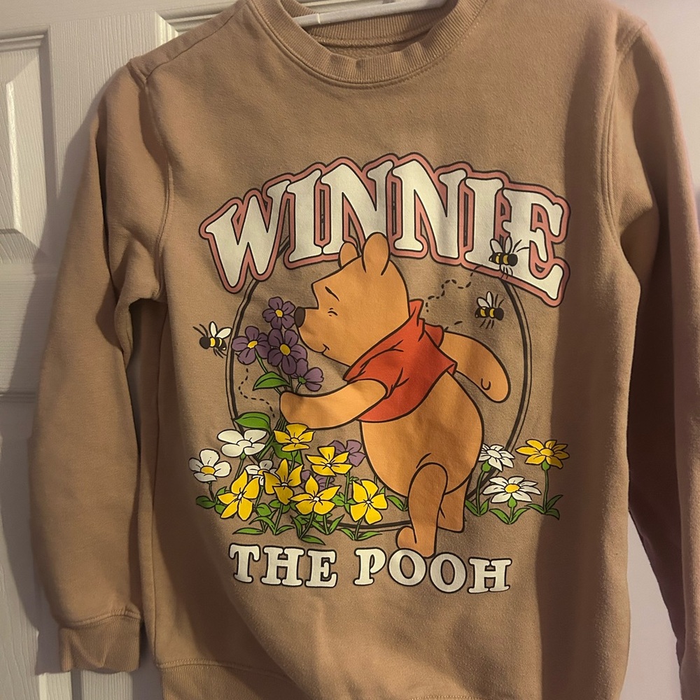 Disney Winnie the Pooh Tan Sweatshirt
